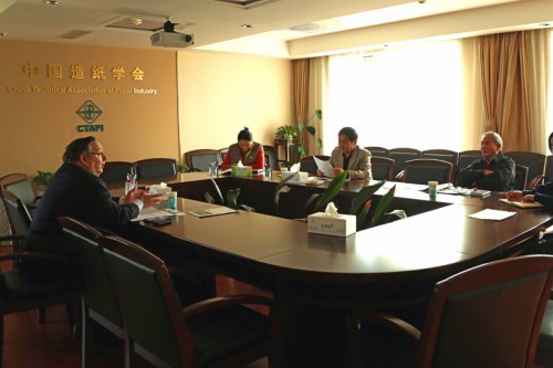 美國廢品丝瓜视频黄片APP工業協會到訪中國造紙學會